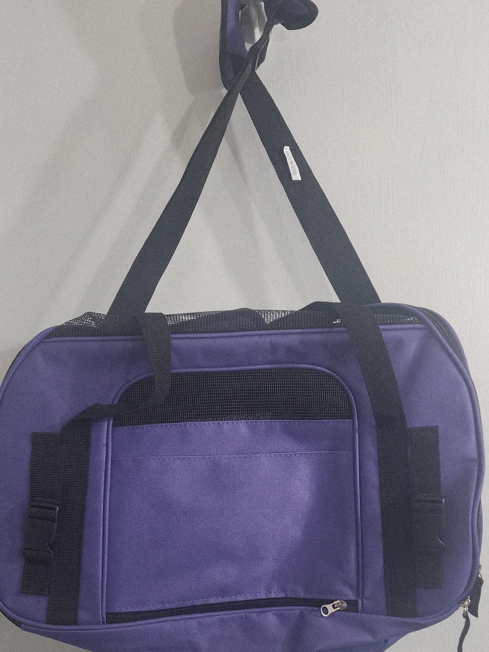 Purple Soft-Sided Pet Carrier - Portable Dog Carrier